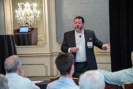 Bill Kotcher, Tioga’s COO and Corporate Fellow/Adjunct Professor, teaching Ethics at the University of Houston Downtown